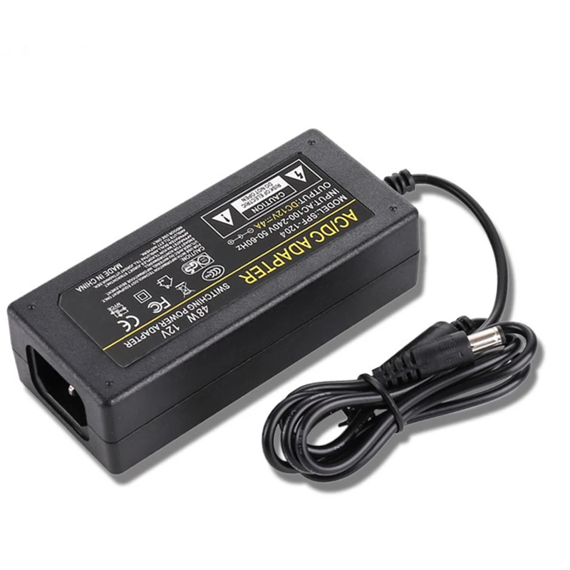 

ac 100-240v to dc 12v 4a 48w 2 pin/ 3 pin 110v power supply 4a 12v power adapters