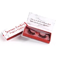 

Wholesale fluffy natural 3d 25mm faux mink eyelashes private label synthetic silk lashes false eyelashes vendor