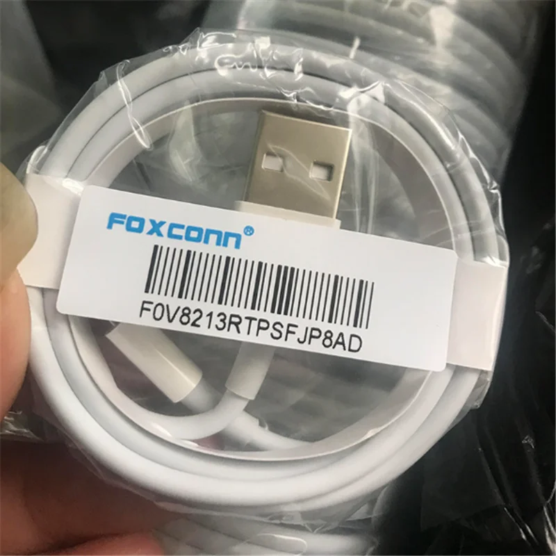 

Real original Usb Cable for iphone High Speed charging cable for iphone7 8 lightning cable made in foxconn, White