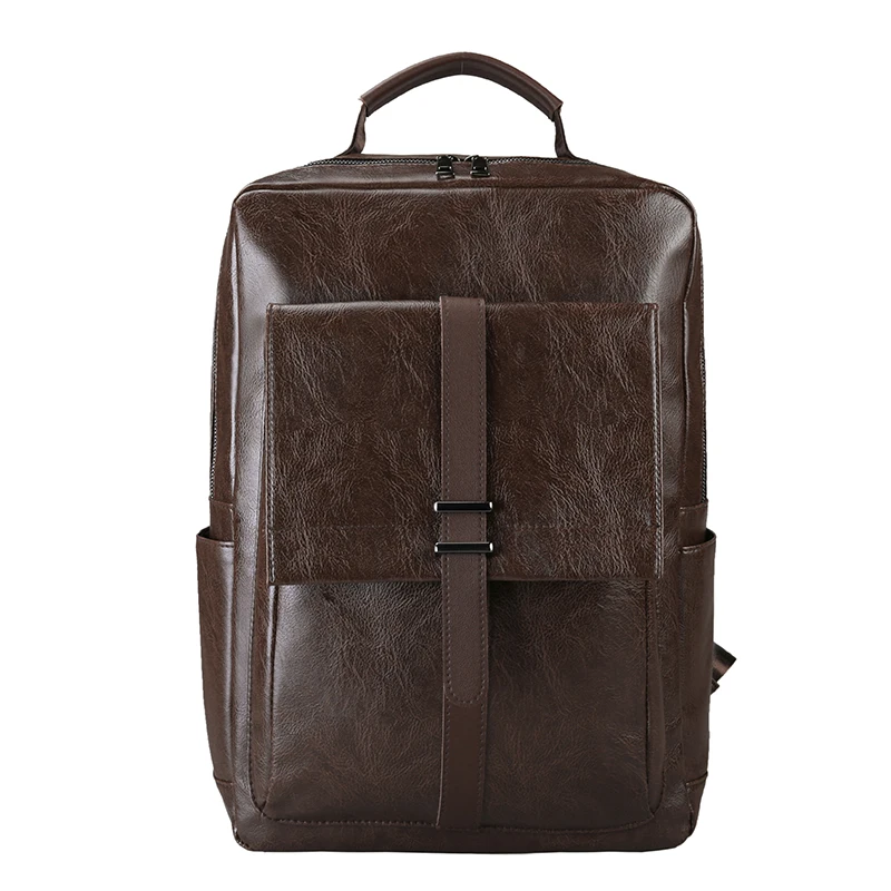 

Fashion Shoulder Rucksack Student Bags School pu Leather Laptop Backpack