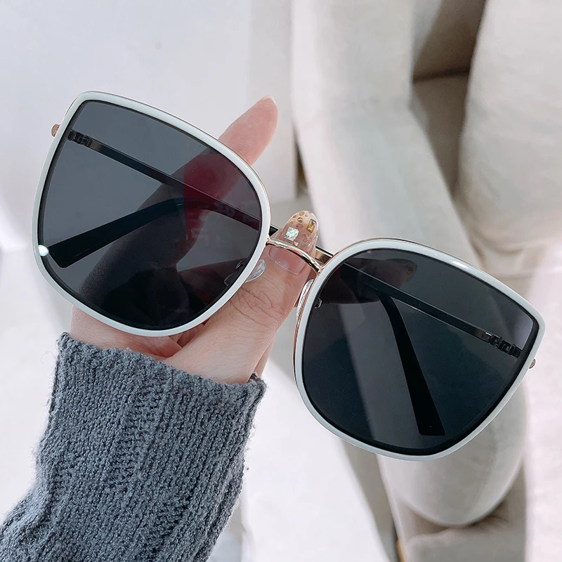 

Wholesale Classic retro oversized UV400 cat eye unisex vintage acetate women sunglasses