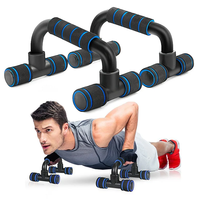 

Push Up Bar Stand Handle Muscle Strength Exercise Gym Bar, Blue,orange