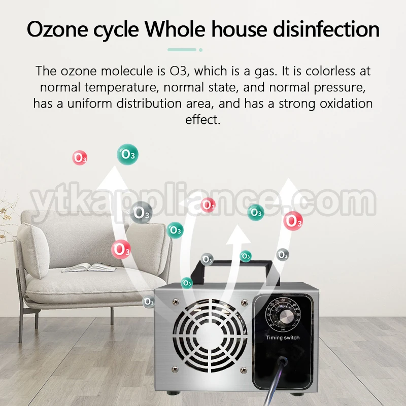 Ozone Generator 10g 20g 28g Home Cleaner Sterilize Remove Virus Air Purifier