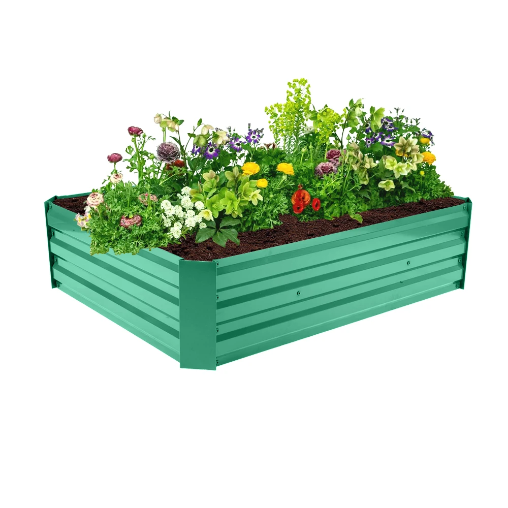 

Free Shipping Iron Frame Planting Planter Flower Box Vegetable Raised Bed Garden