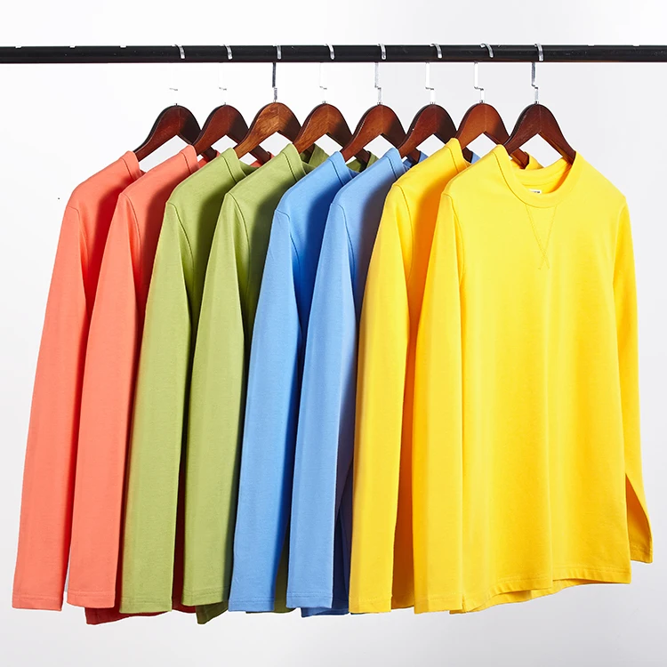 

YLS Wholesale In Bulk Round Neck Custom Logo Unbranded Full Hand T Shirts for Men
