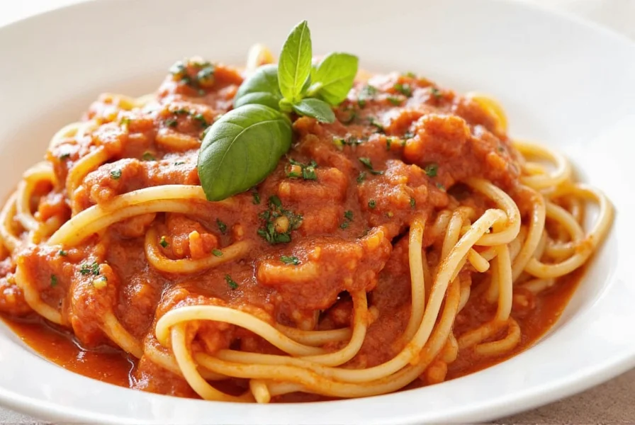 Spaghetti dish
