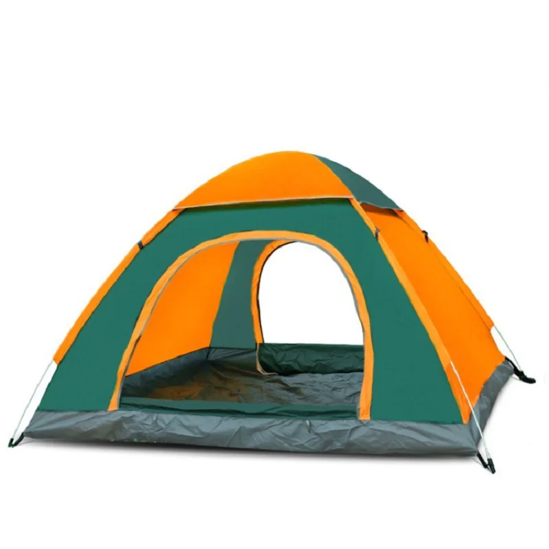 

Outdoor Tent 2-3 Persons Full-automatic Quick-open Double Beach Camping Simple Quick-open Multi-person Rainproof Camping Tent, Multicolor