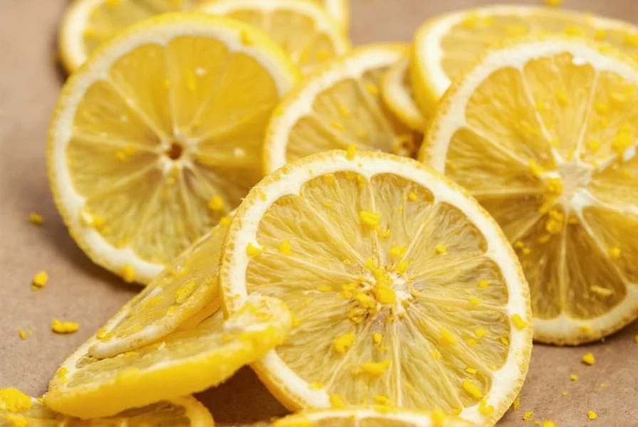 Lemon zest on a white plate