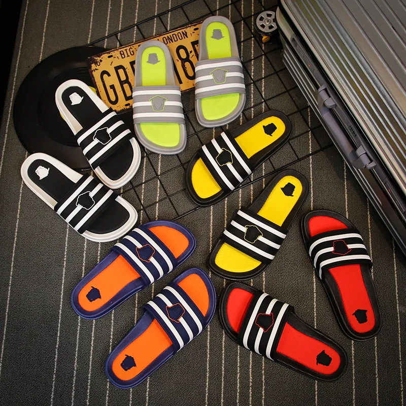 

Fashion PVC Sliders Slippers For Men Custom Logo,Sandal Mens Custom Slides Footwear,Custom Logo Blank Slide Sandals Men Slippers, Red, blue, yellow, gray, black