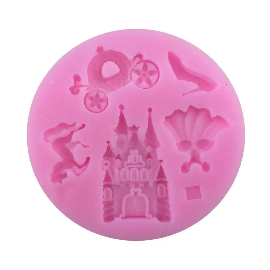 

Novel design and durable silicone 3D mold kitchenware decoration soap mold soap mold silicone, Pink