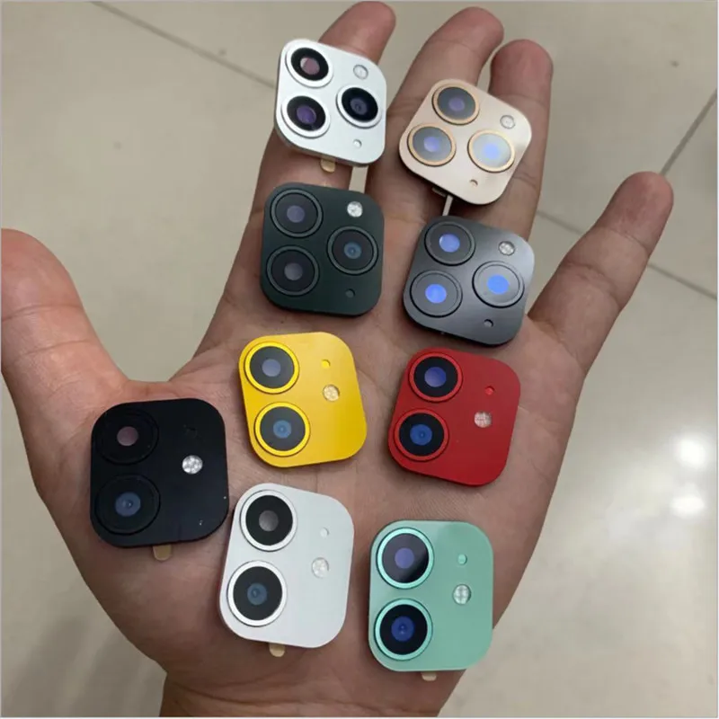 Fake Camera to iPhone 11 Lyperkin Camera Lens Seconds Change Protector Ring Cover Compatible with iPhone XR Metal Lens 