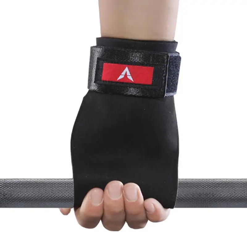 

High Quality Wrap Wrist Protection Anti Slip Cow Leather shock resistnat Fitness Gym Gloves for weightlifting sport training