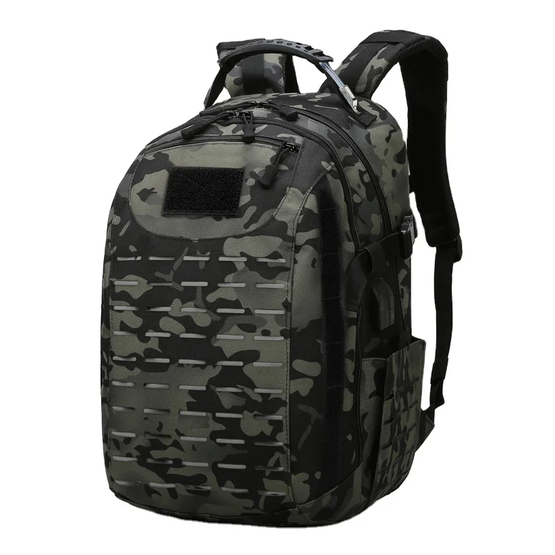 

Outdoor Tactical Backpack 45L Large Capacity Molle Army Military Assault Bags Camouflage Trekking Hunting Camping Hiking Bag, Multicam