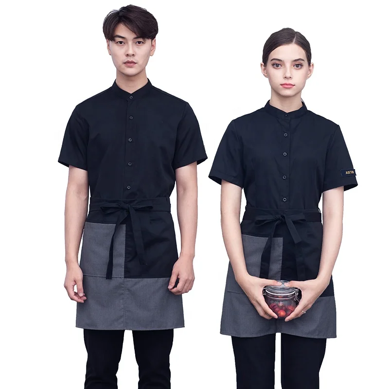 
2019 new Korean version of fashion and simplicity KTV network cafe Chinese and western restaurant waiter working clothes men and 