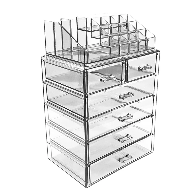 

Qiaofeng 5 Tiers Divisoria Girls Jewelry box Acrylic Make up Drawer Makeup Organizer, Clear or other colors..