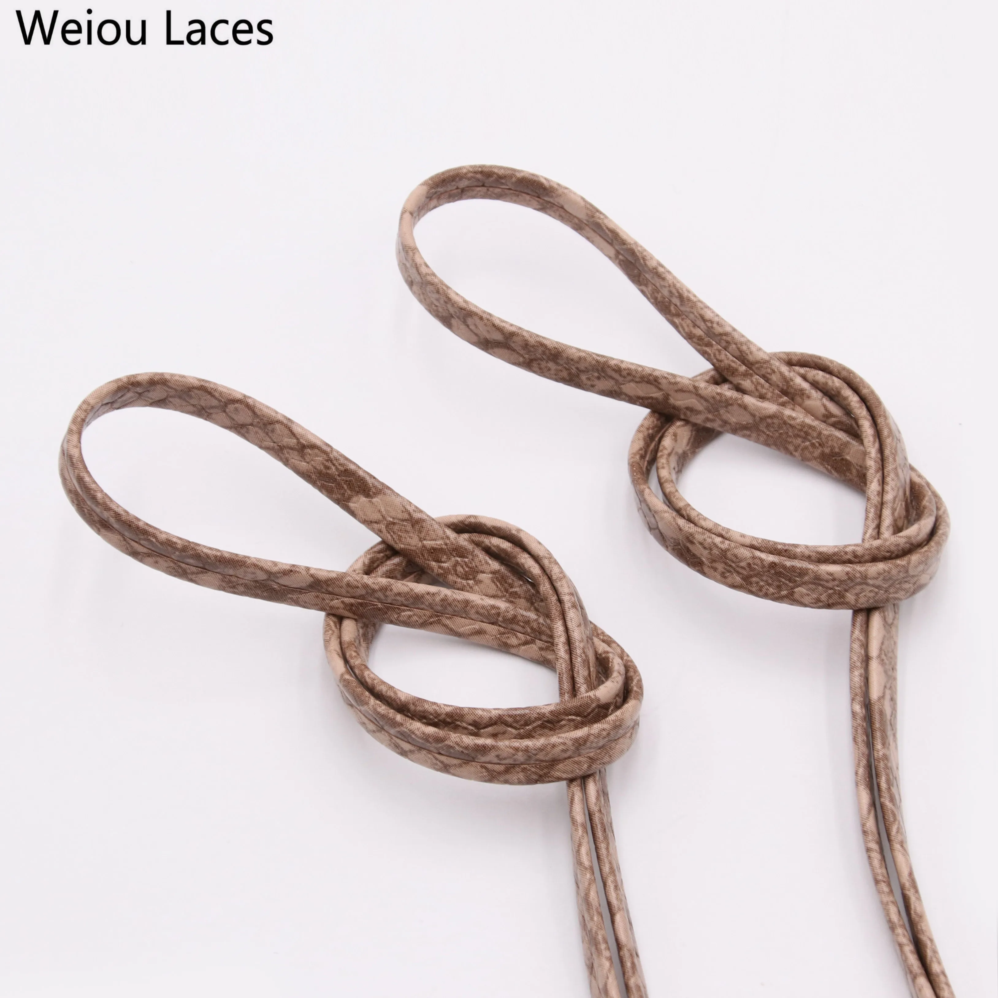 Weiou High-end Sneakers Luxury Leather Shoe Laces 100% Flat Genuine ...