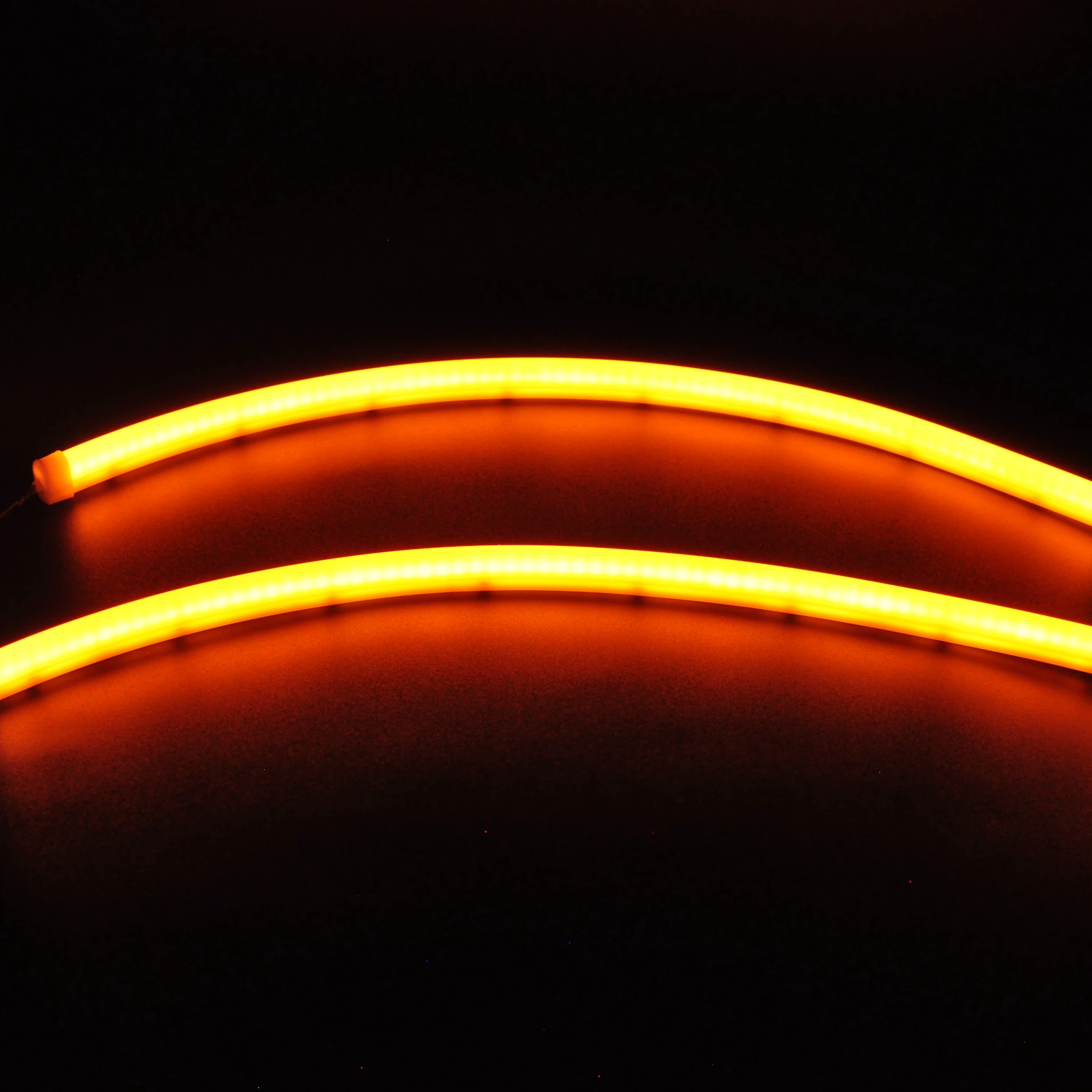 

Automotive Dual color car Tear Eyes flexible DRL Strip tubes switchback led light
