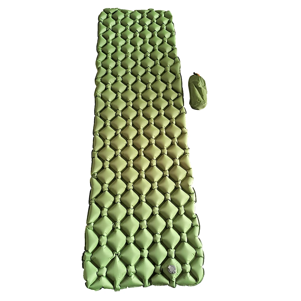 

40D nylon+TPU  486g high quality outdoor self inflating folding sleeping pad inflated, Customized color