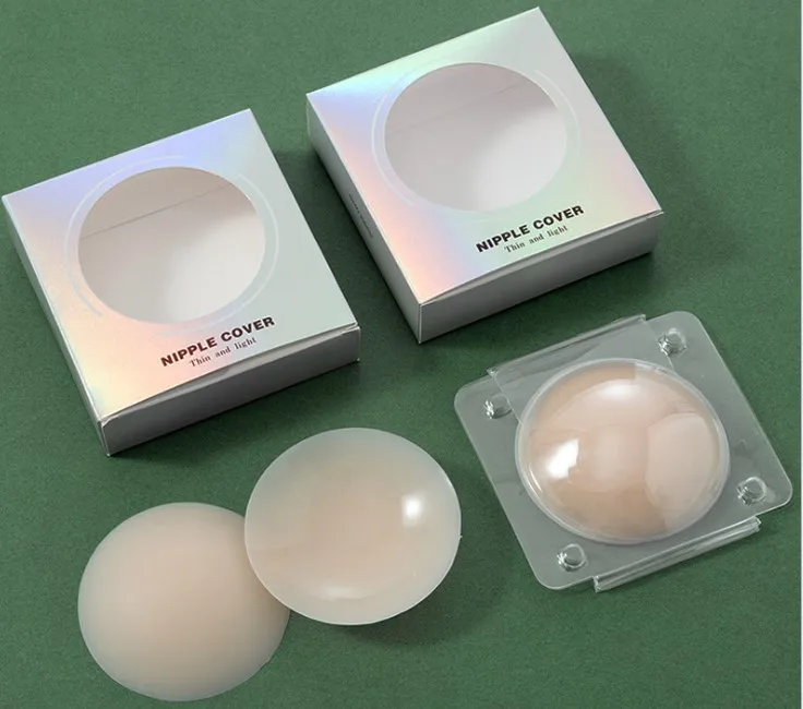 

Reusable Invisible Breast Sticker Women Silicone Nipple Cover Self Adhesive Chest Bra Pasties Pad Mat Stickers Accessories Lift