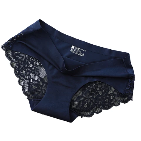 

Modern design lowest price woman seamless lace panties sexy panties women's underwear, Black / purple / pink / apricot / coffee / dark blue