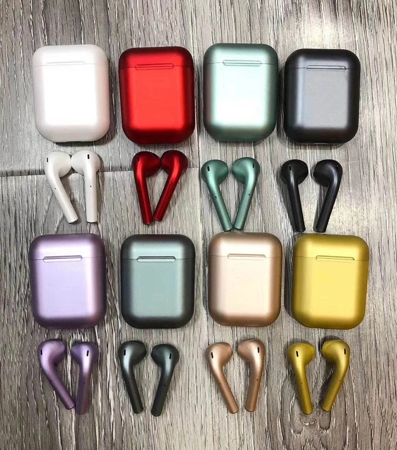 

Free sample original i 12 mini macaronian colors wireless earphone auriculares audifonos inpods12 tws i12 i12s inpods pro 12 tws, White