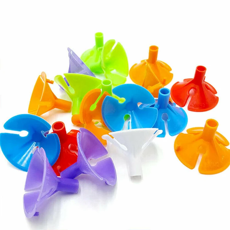100x Plastic Balloon Holder Sticks and Cups Tray Party Wedding Decor Appliance O 
