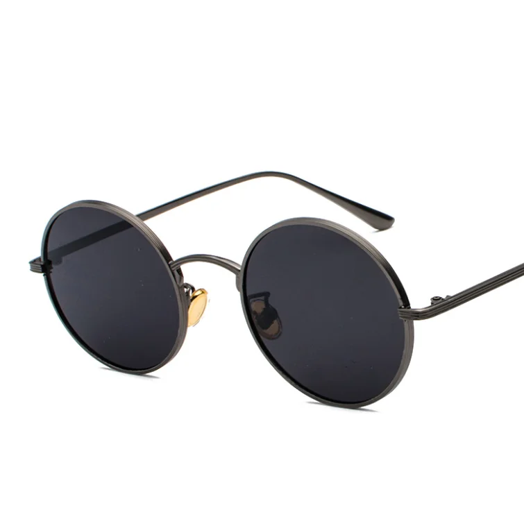 

2021 Metal Frame Round Steam Punk Sunglasses glasses blue light sunglasses mens river gafas