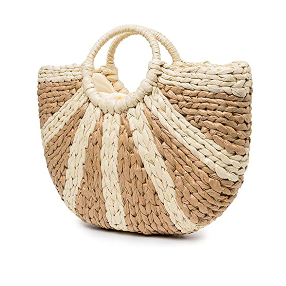 2023 Fashion Womens Straw Handwoven Messenger Bags Bohemian Straw