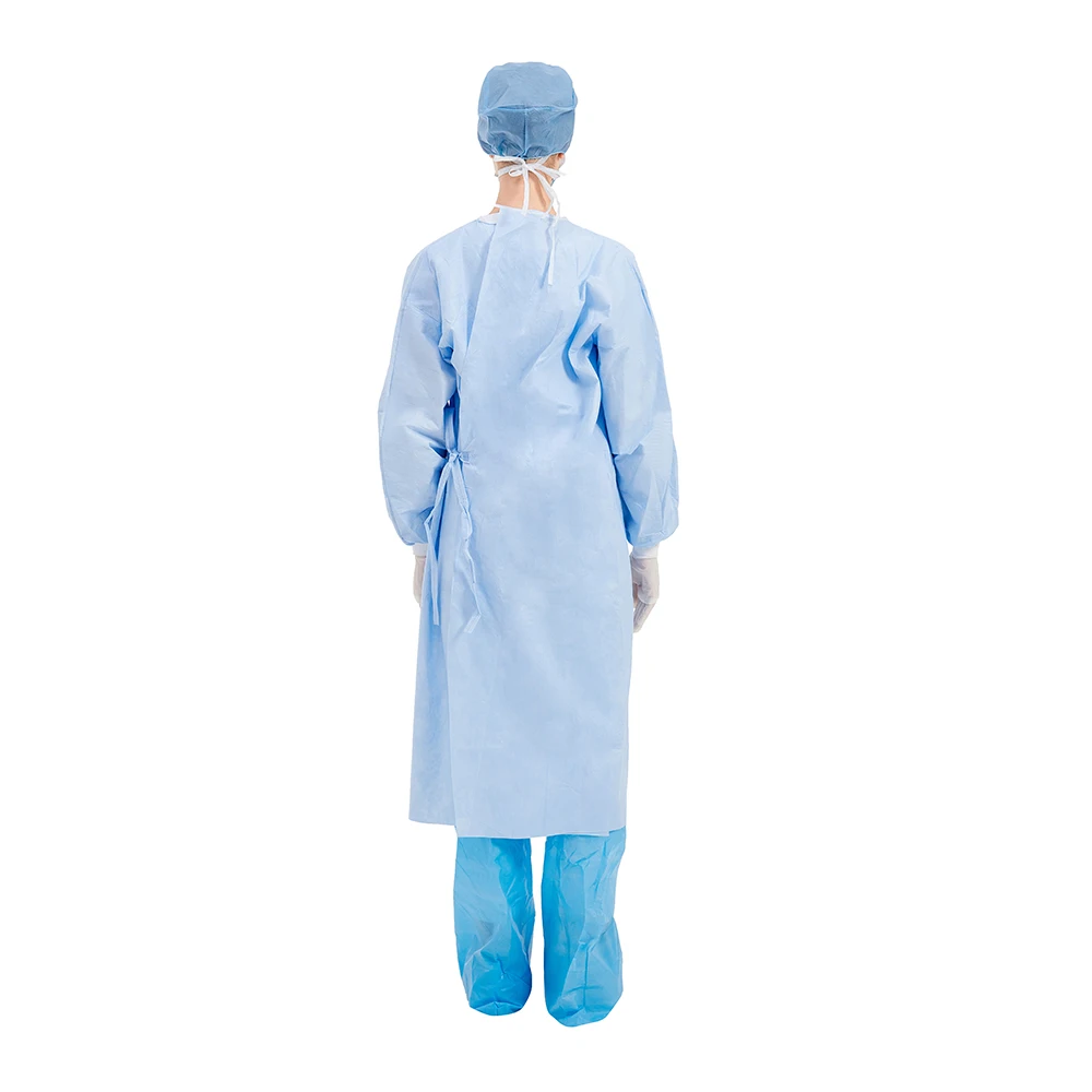 Over 20 years Factory supplier Spunlace non-woven level 4 blue disposable surgical gown Isolation Gown - KingCare | KingCare.net