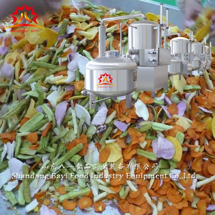 automatic carrot chips vacuum fryer