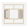 Topwindow Impact Soundproof Thermal Break Double Glazed Aluminum Casement Window Price Philippines