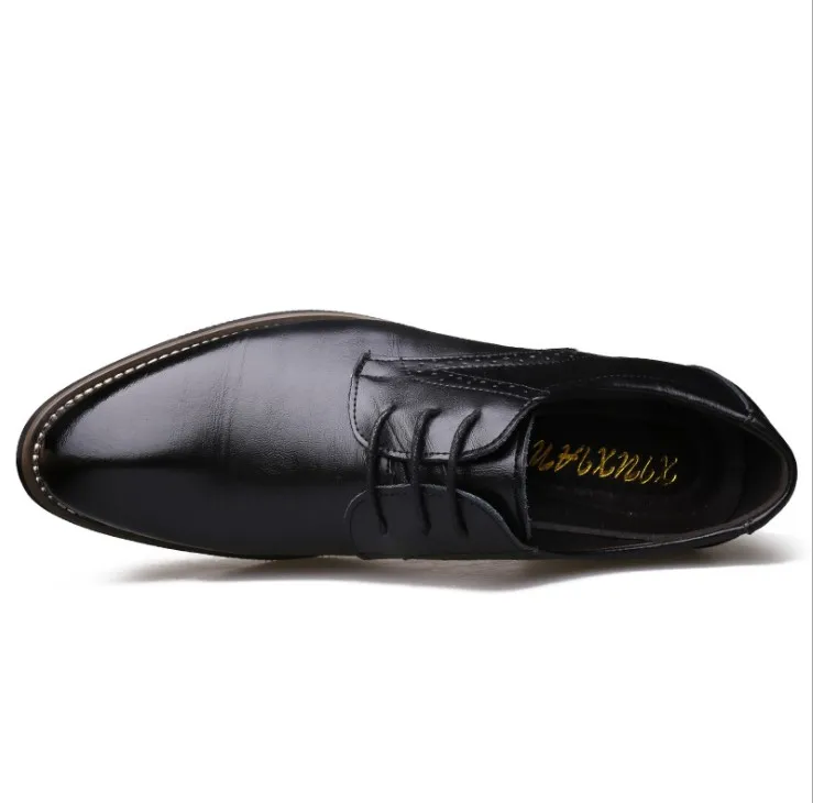 

2021 classic British business suits men's leather shoes, Black, blue, brown, yellow