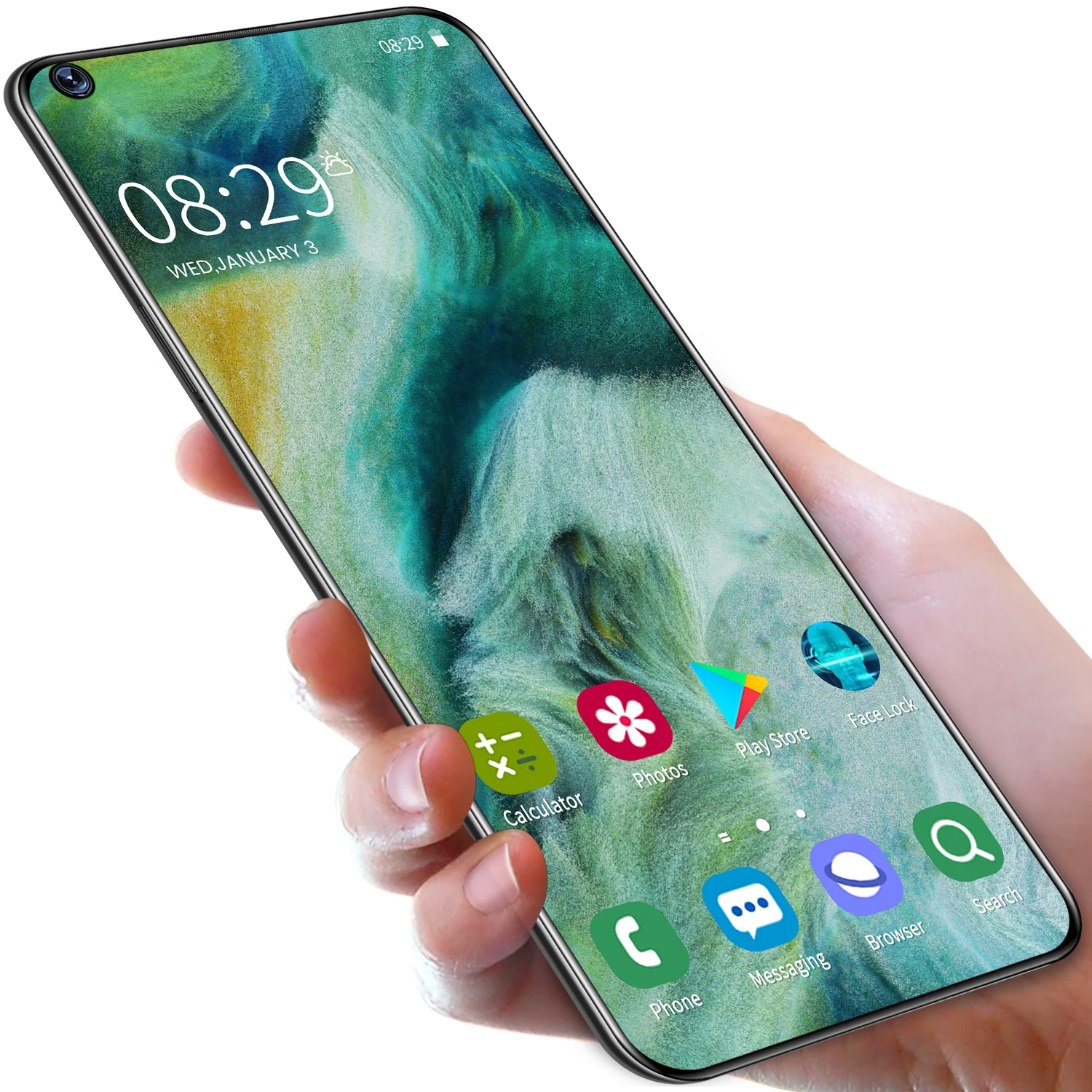 

2021 New S20 Utra smartphone Android 7.2 inch Unlock OLED Screen dual SIM card Big Screen cell phones smartphones
