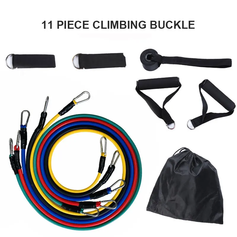 

Cheap Fitness Equipment Logo Custom 11 Pcs Resistance Bands Pull Up, 5 colors