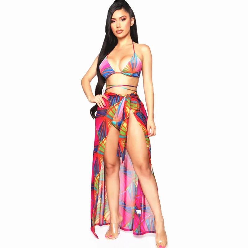 

Plain Short Sleeve Cross Bikini Low Waist Split Swimsuit Sexy Bikini, Picture