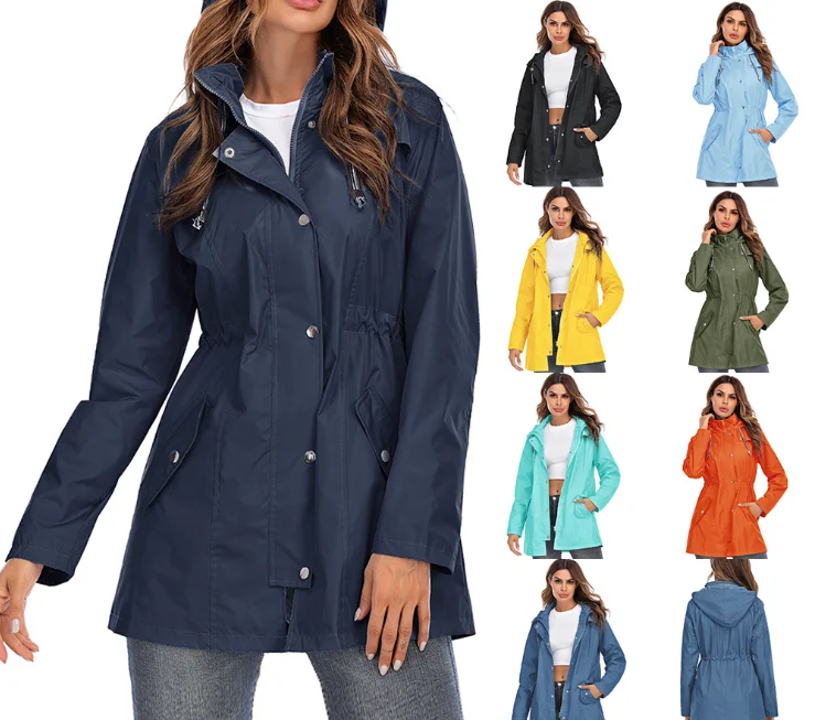 

PATON 2020 hot sale fashion outdoor waterproof raincoats women jacket