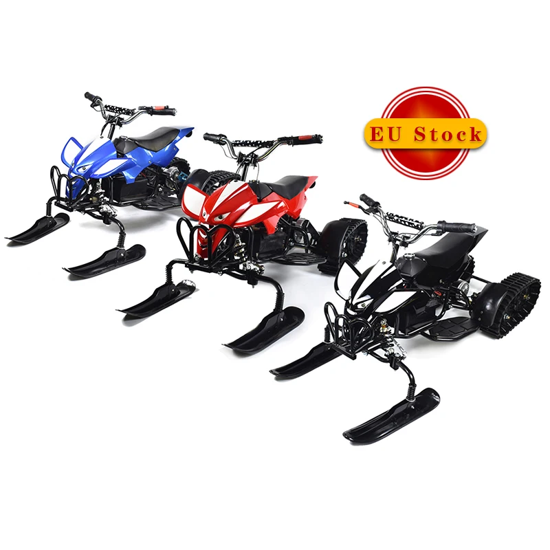 

EU Warehouse Electric track outdoor Ski Resort Snow Park electric snowmobile Double snow scooter kids