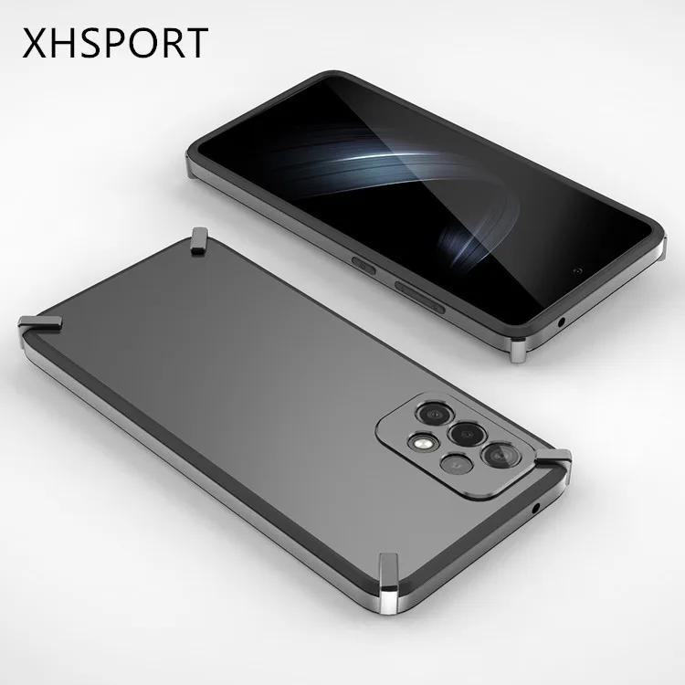 

XHSPORT TPU PC Shockproof Phone Back Cover Transparent Cell Phone Case for Samsung A52