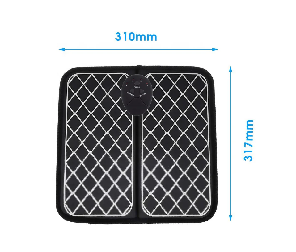 
2019 Reflexology Foot Massage Mat ems Stimulates Blood Circulation Feet Massager 