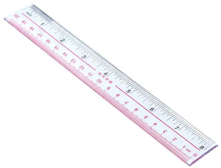 clear acrylic plastic straight ruler wholesale