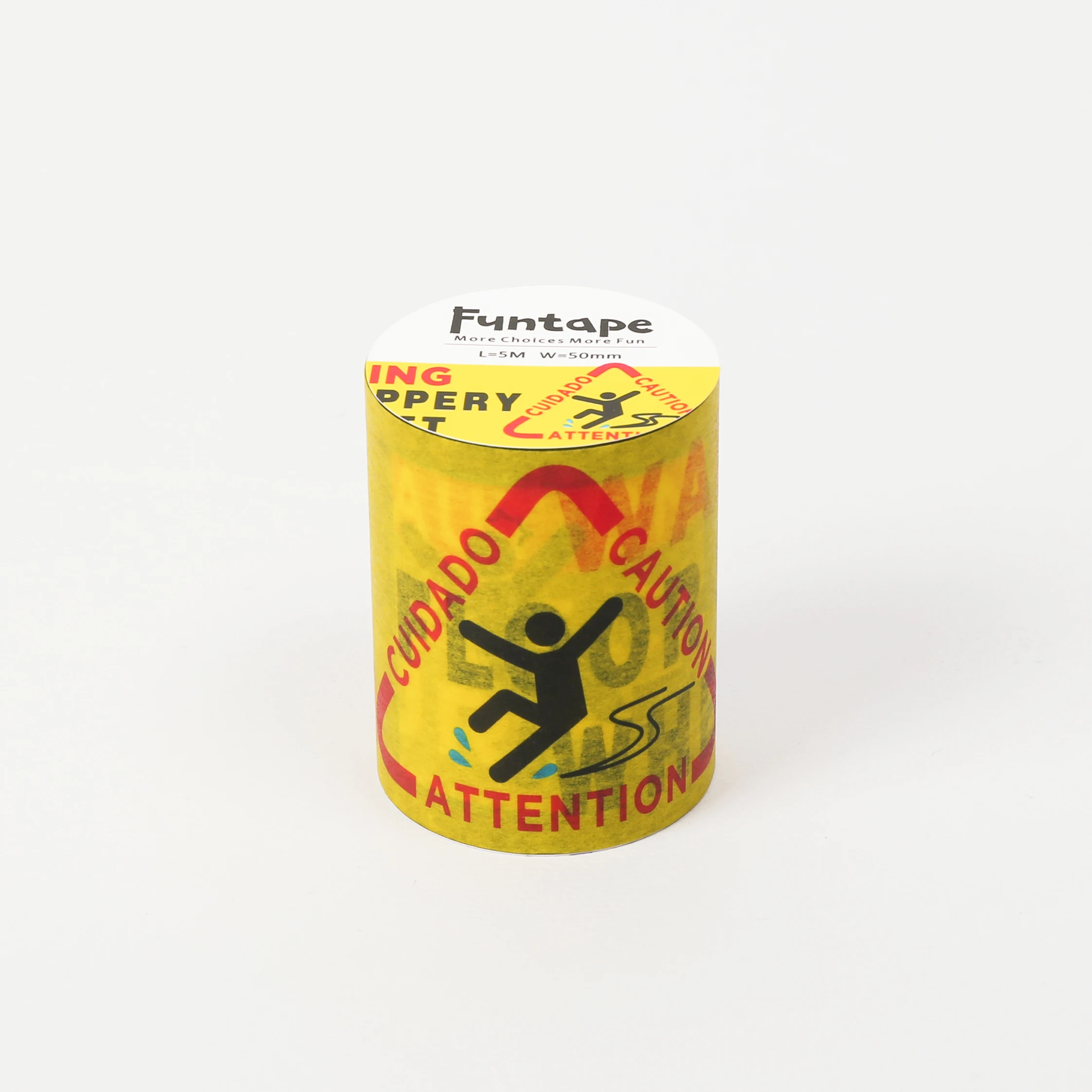 

[5R]Custom Washi Tape Caution for wall Decoration wrapping Functional