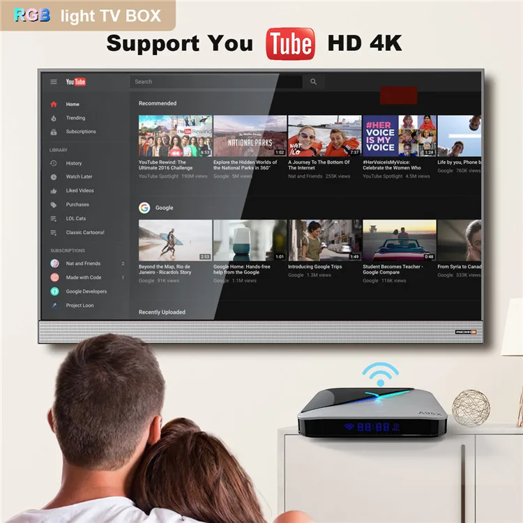 Amlogic S905x3 Chipset Android 2/16gb Tv Box A95x F3 Air Support 2.4g