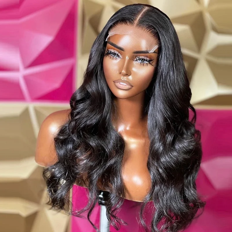 

Hot Selling Body Wave 360 Lace Frontal Wig 150%Density Brazilian Lacefront Wigs Human Hair Bleached Knots Lace Closure Wigs