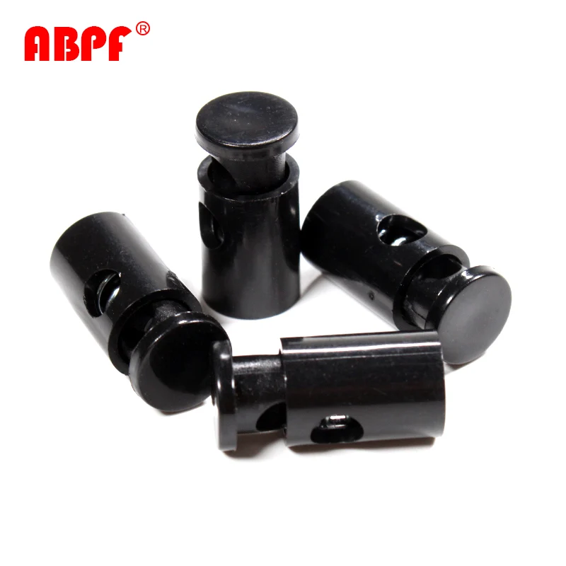 

Hight Quality custom spring stopper cord lock, White/ black or custom