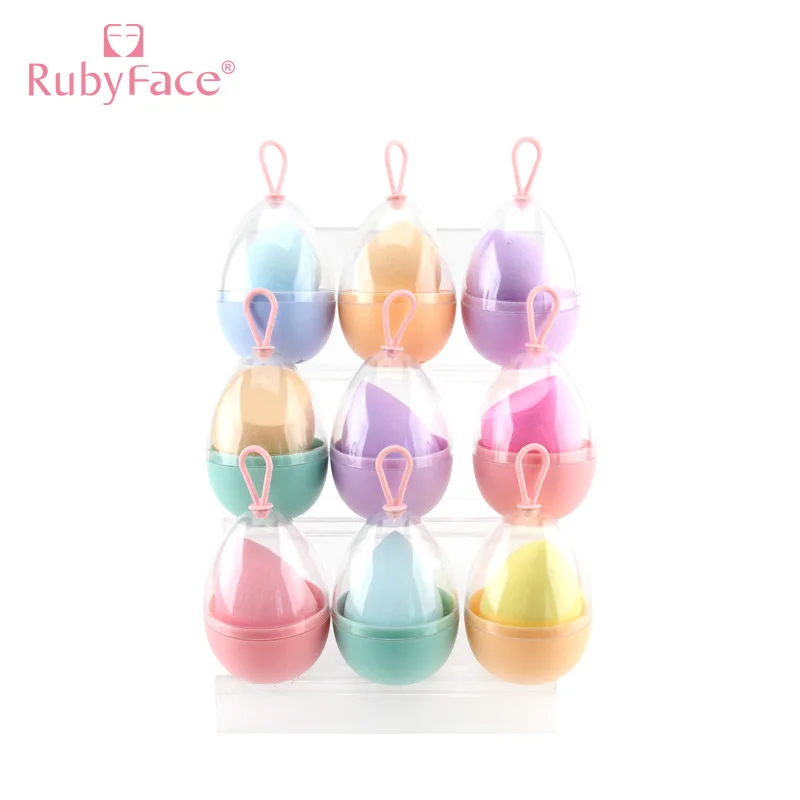 

New arrival wholesale Latex free Egg shaped packaging Makeup Sponge beauty sponge blender