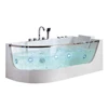 1650mm length cheap fiberglass whirlpool waterfall best standard size bathtub