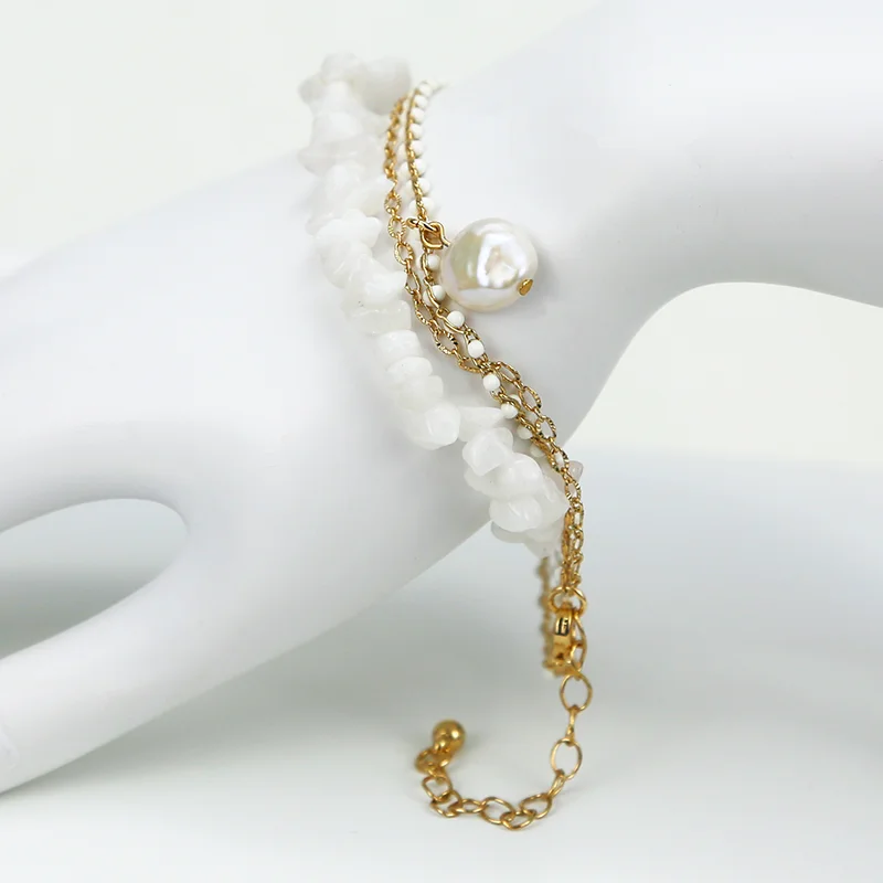 

Hot Sale Amazing Super Beautiful pearl Chain Bracelet for Women Gifts, Shown