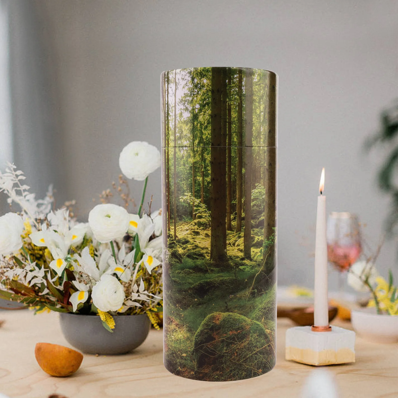 

Customized Biodegradable Printed Cremation Pet Urn Dogs Cats Ashes Paper Scatter Tube Factory Wholesale Hot sell