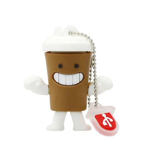 

Cartoon Coffee Cup USB Flash Drive 2.0 1GB 2GB 4GB PVC Pendrive Lovely USB Memory Stick 3.0 8GB 16GB 32GB 64GB
