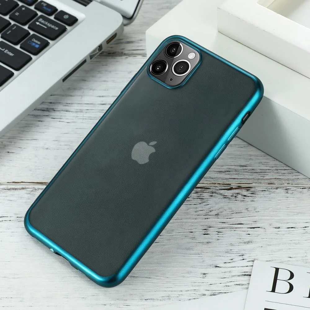 

Real skin touch Anti falling matte electroplated tpu phone case For Iphone 11/11pro/11pro max, Multi colors